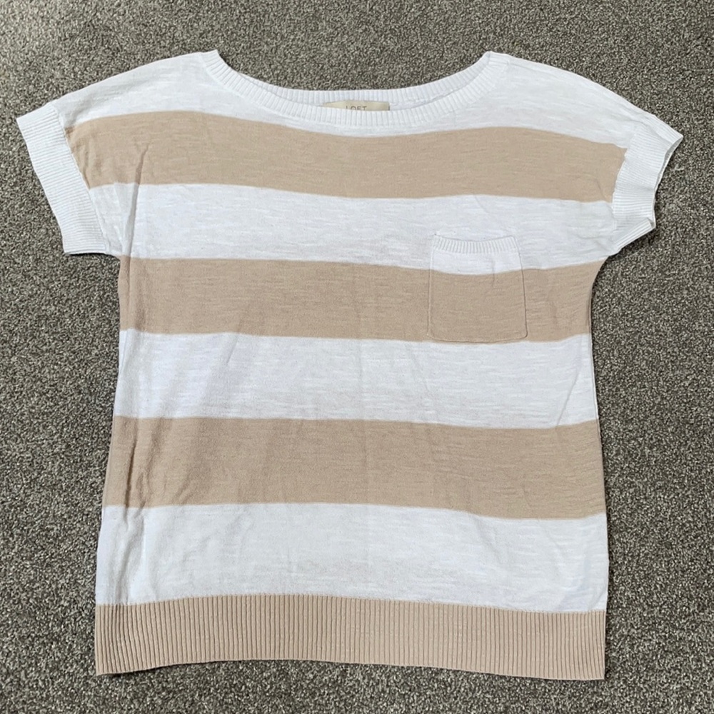 Loft striped top